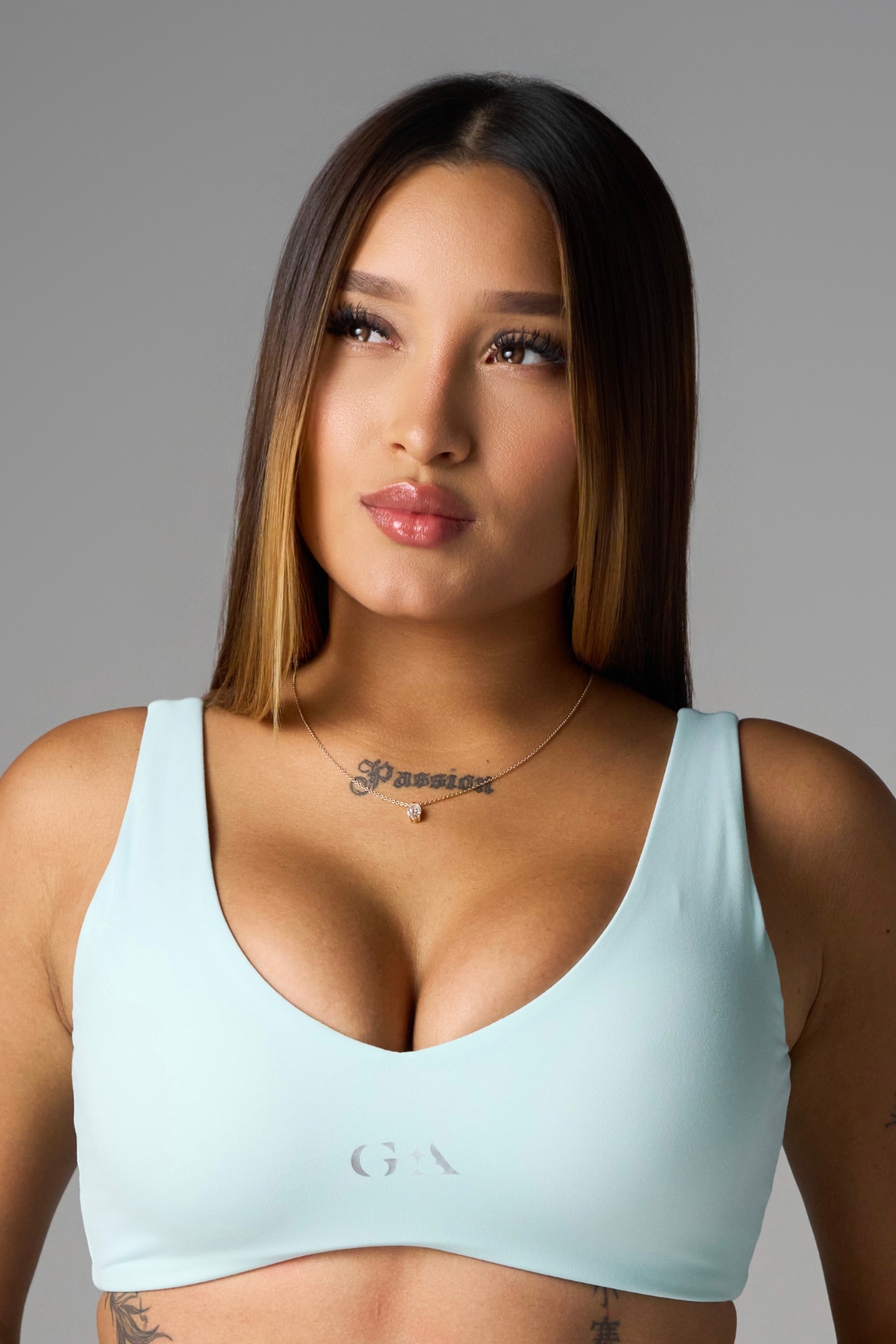 Elevate Bra · Aquamarine